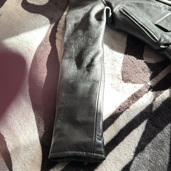 Leather Biker Jacket - Picture 3 of 12